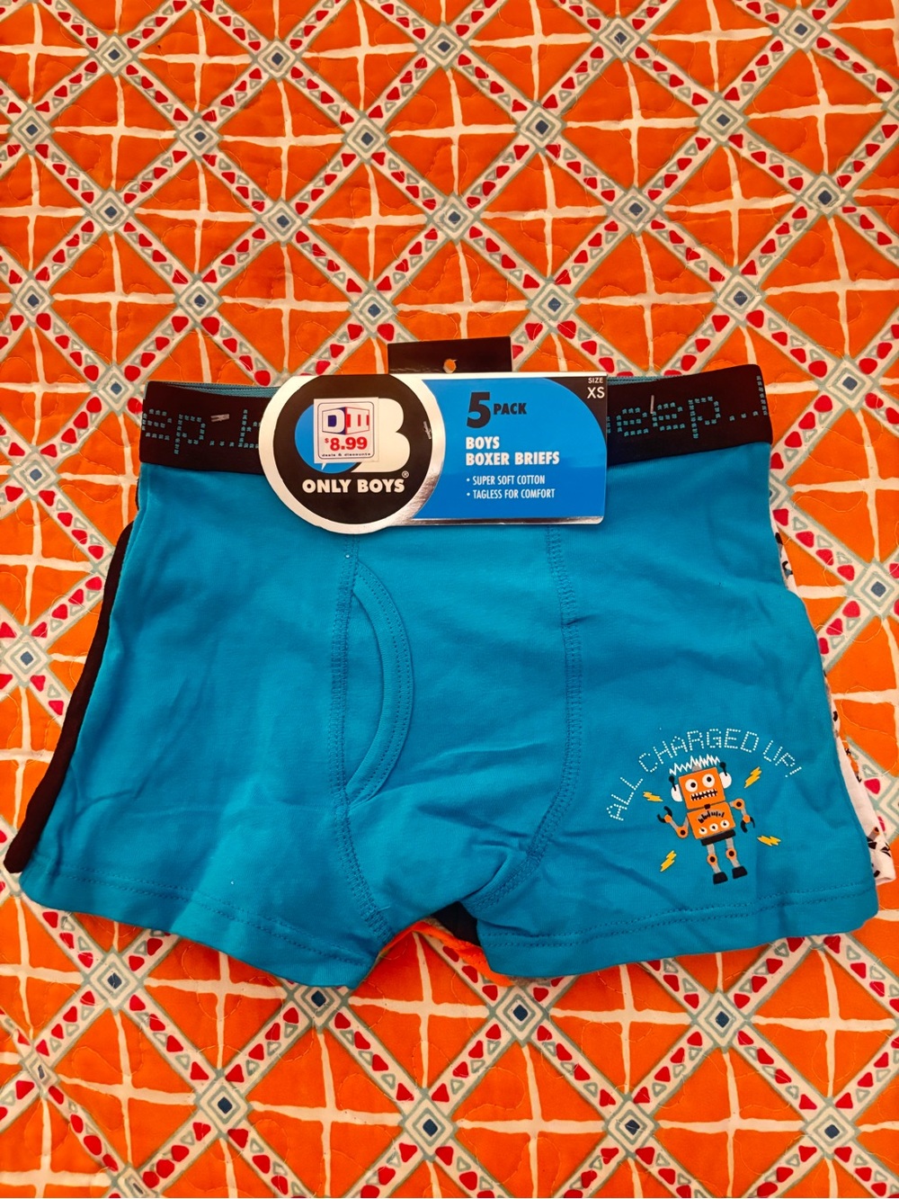 ONLY BOYS NWT BOXERS, size XS (4/5)